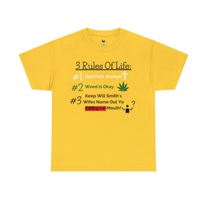 Open image in slideshow, 3 Rules Of Life Shirt
