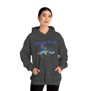 Open image in slideshow, Jesus First Hoodie
